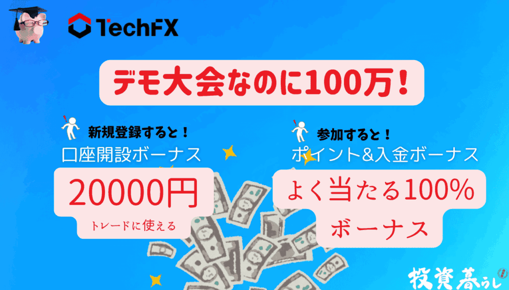 TechFXのトレードコンテストの特徴